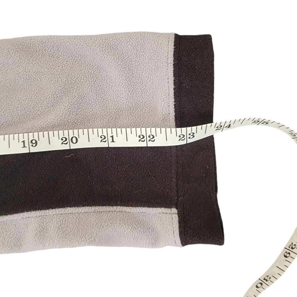 The North Face TKA 100 Fleece 1/4 Zip Pullover Black Gray Lightweight Me… - Picture 15 of 17